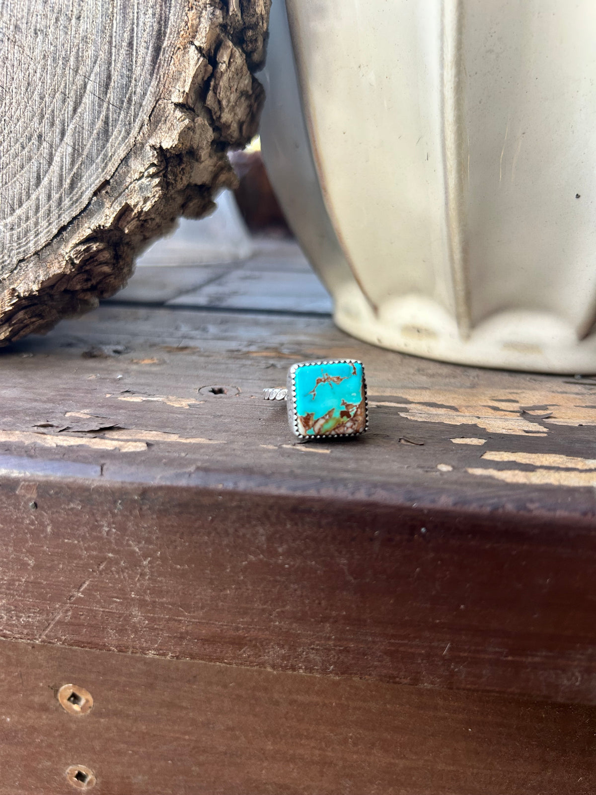 Square Peace Ring