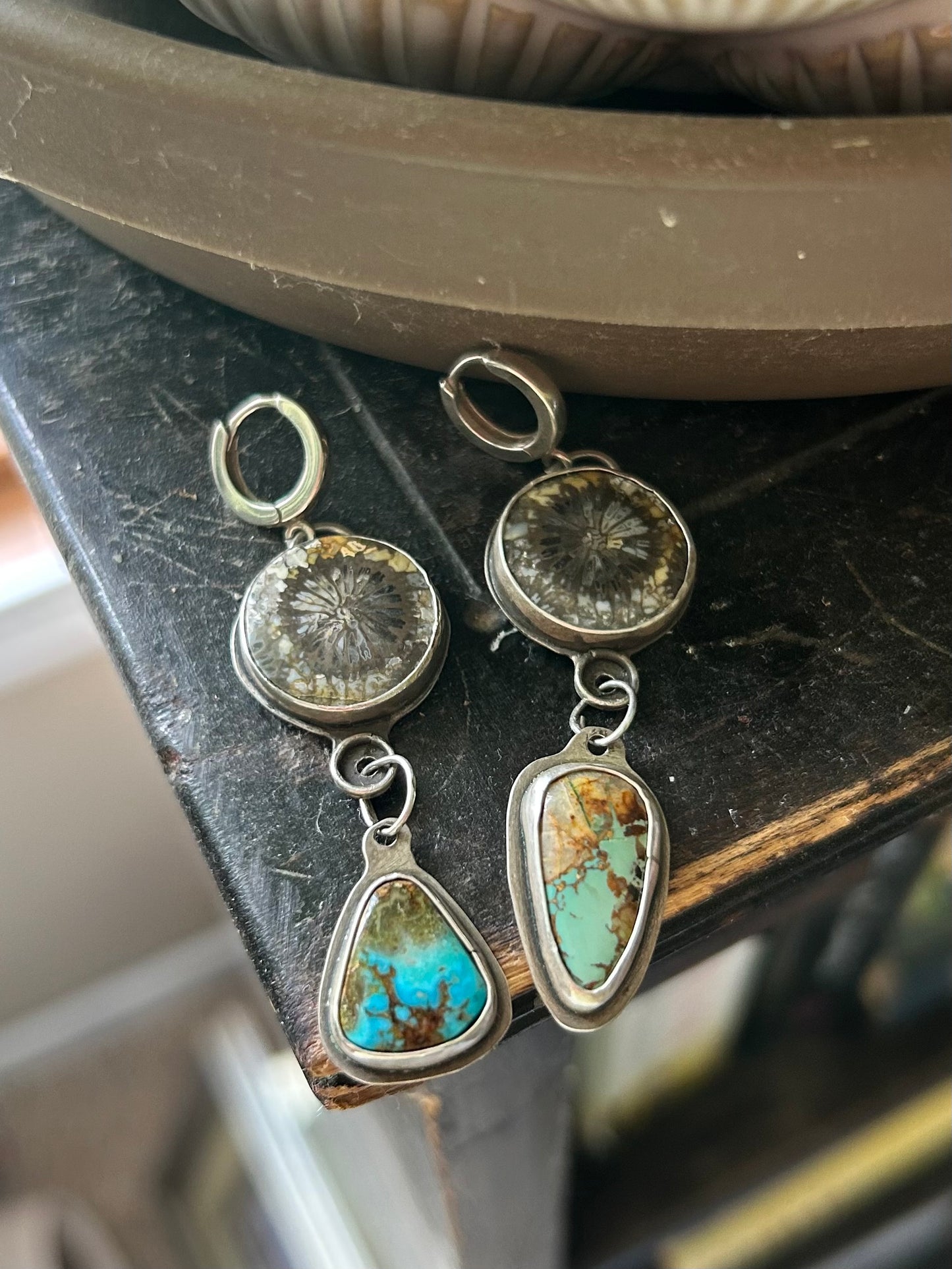 Coral & Turquoise ears