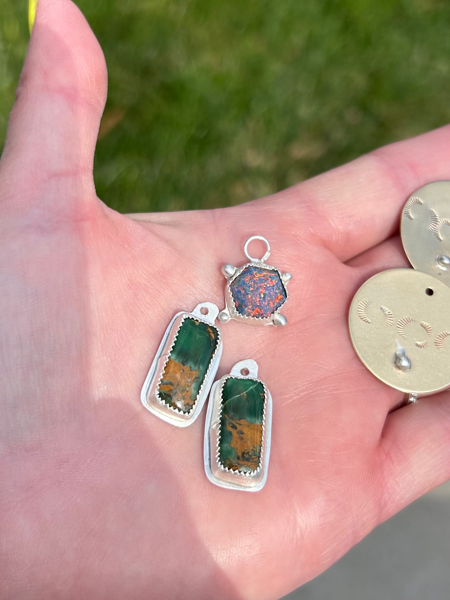 Australian Variscite Earrings