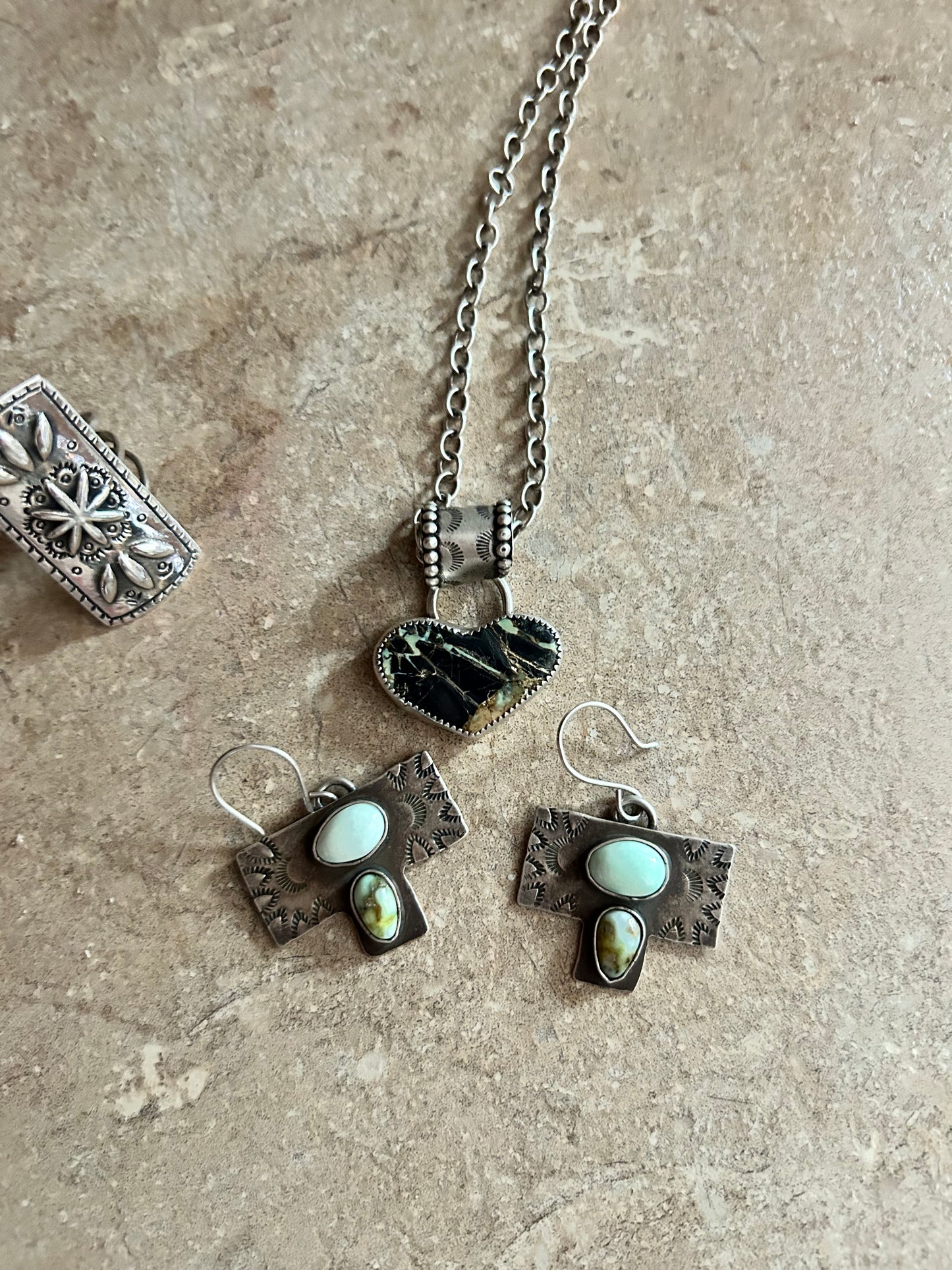 Varascite Heart Pendant