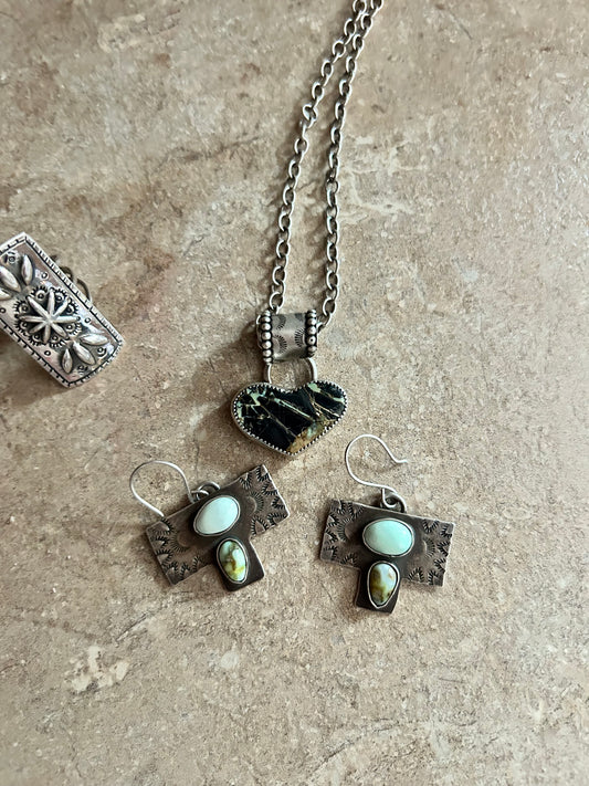 Varascite Heart Pendant