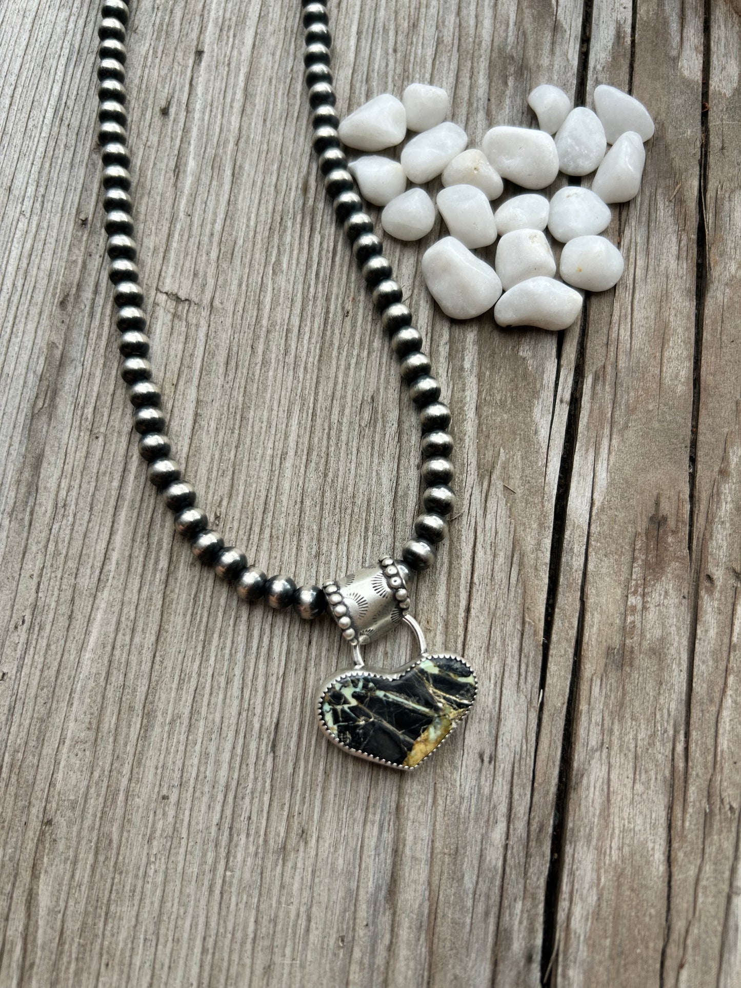 Varascite Heart Pendant