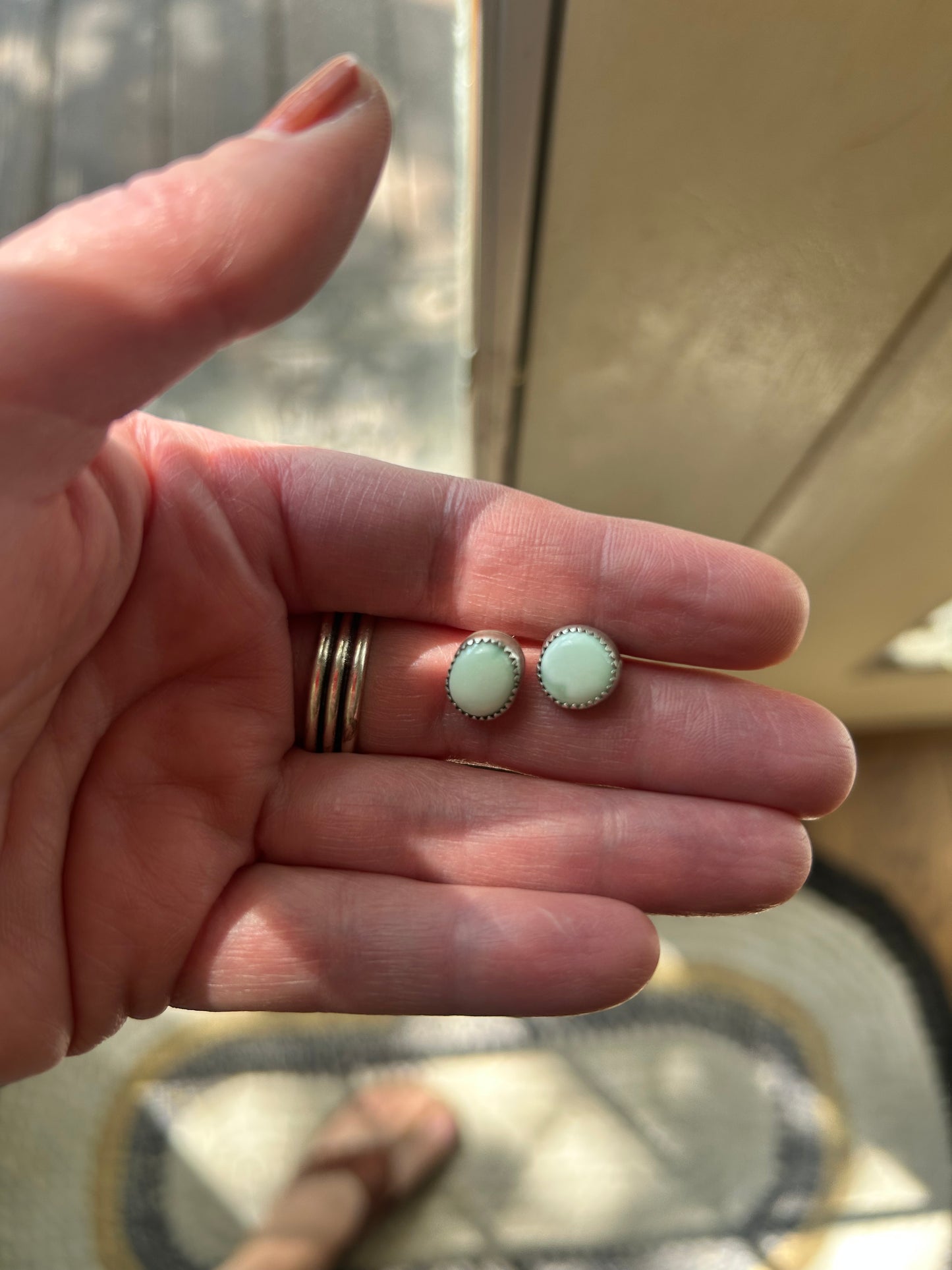 Paloma Varascite Studs
