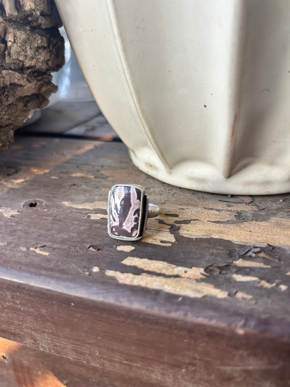Dryhead Agate Ring