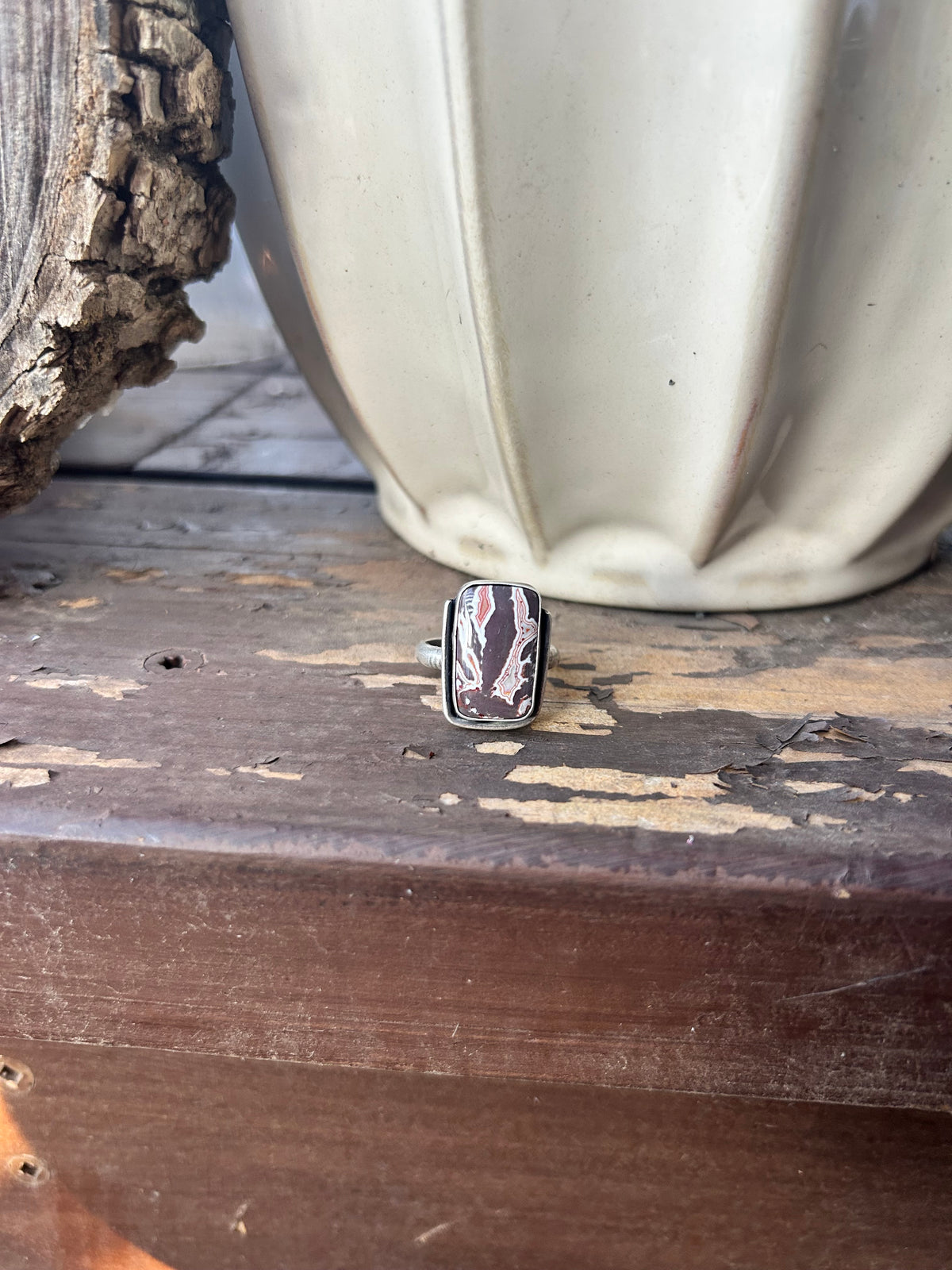 Dryhead Agate Ring