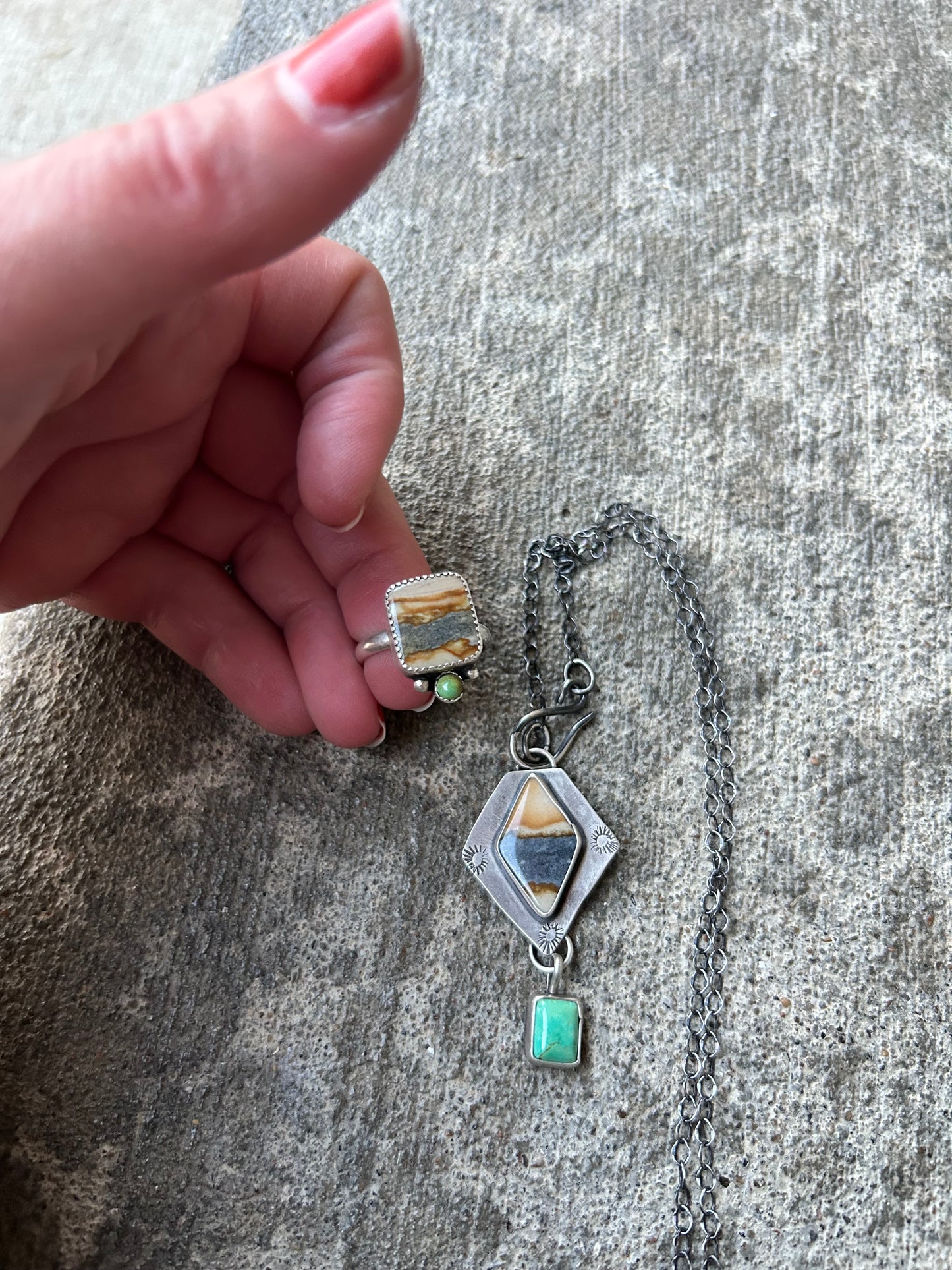 Starry Night Jasper Necklace