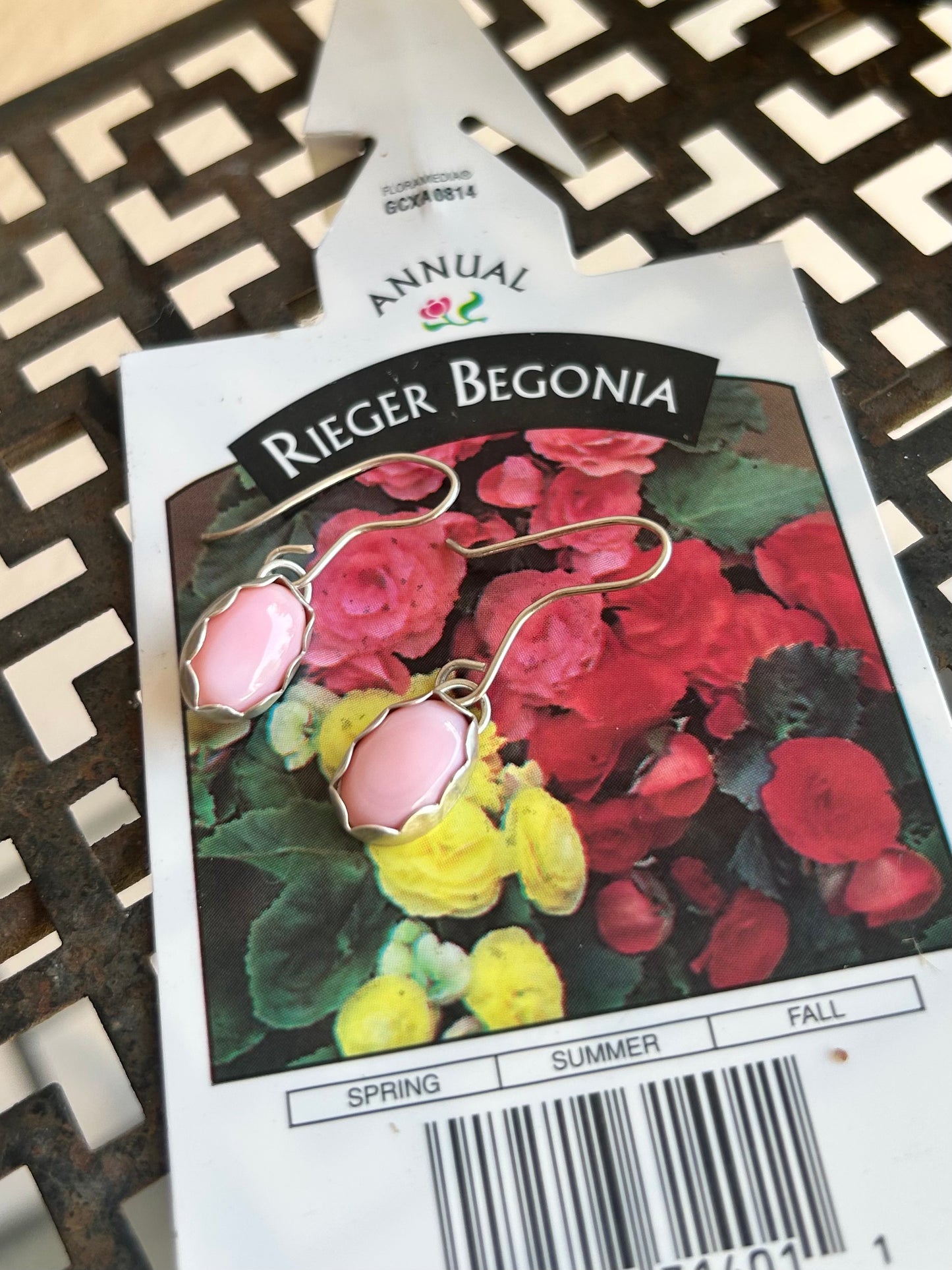 Sweet Begonia Earrings