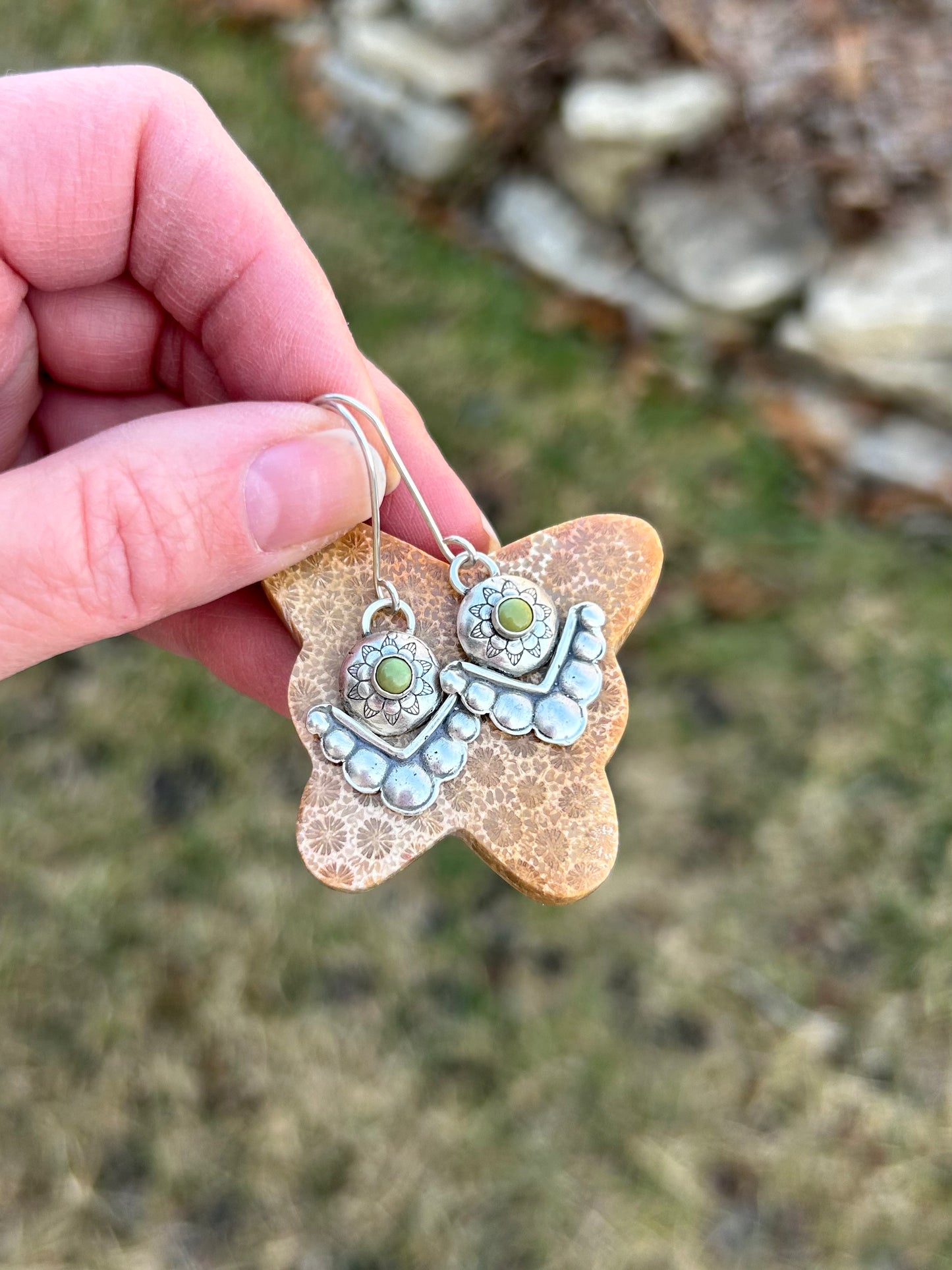 Mini Concho Earrings