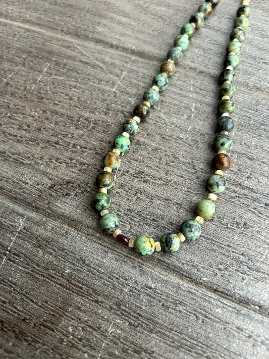 African Turquoise Necklace