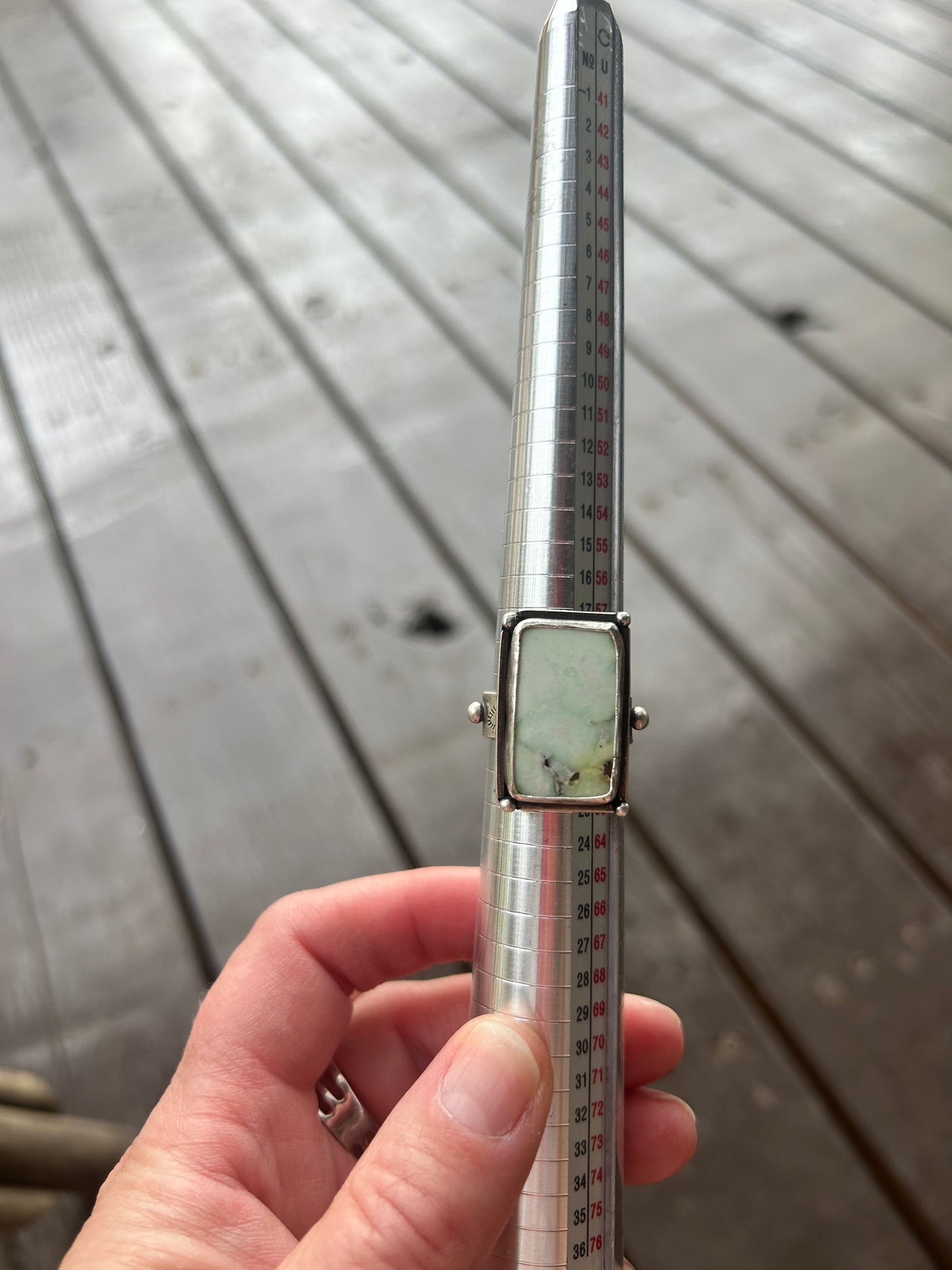 Rectangle Palomino Ring