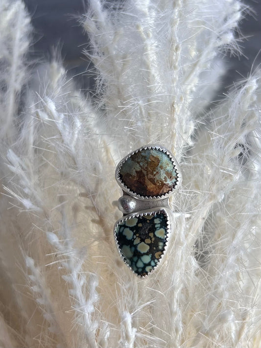 Duo Turquoise Ring